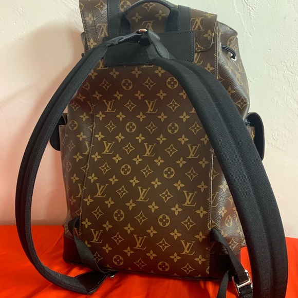 Louis Vuitton Backpack Christopher PM Monogram Macassar Canvas - Picture 6 of 9